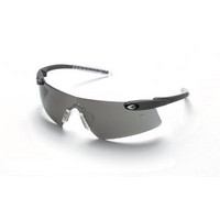 Crews Safety Products DS112 Crews Desperado Safety Glasses With Black Frame And Gray Polycarbonate Duramass Anti-Scratch Lens